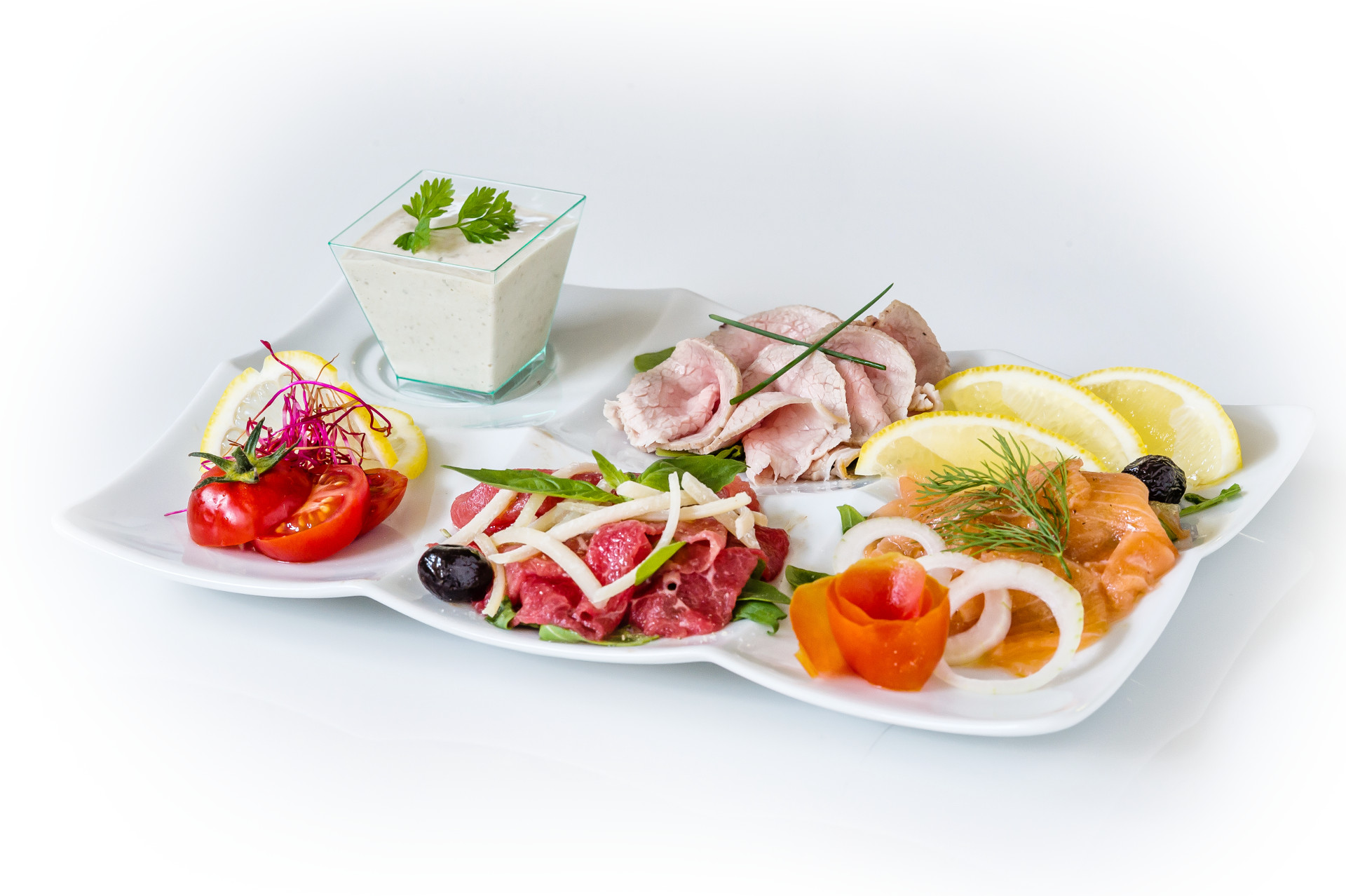 Grand plateau traiteur italien